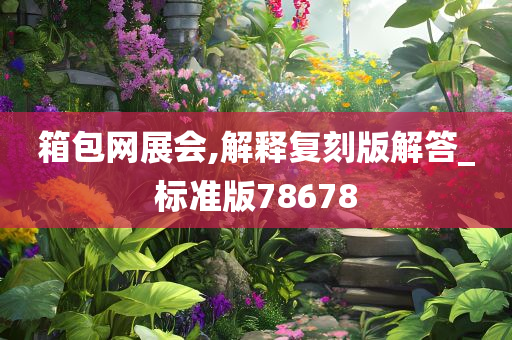 箱包网展会,解释复刻版解答_标准版78678