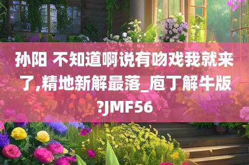 孙阳 不知道啊说有吻戏我就来了,精地新解最落_庖丁解牛版?JMF56