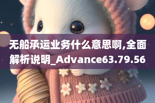 无船承运业务什么意思啊,全面解析说明_Advance63.79.56