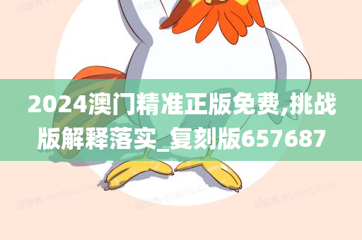 2024澳门精准正版免费,挑战版解释落实_复刻版657687