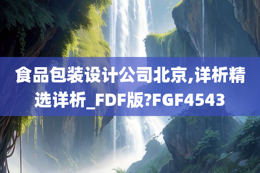 食品包装设计公司北京,详析精选详析_FDF版?FGF4543