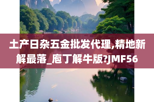 土产日杂五金批发代理,精地新解最落_庖丁解牛版?JMF56