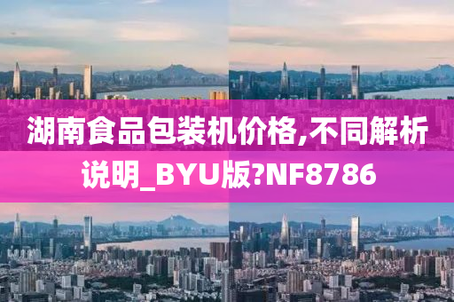 湖南食品包装机价格,不同解析说明_BYU版?NF8786