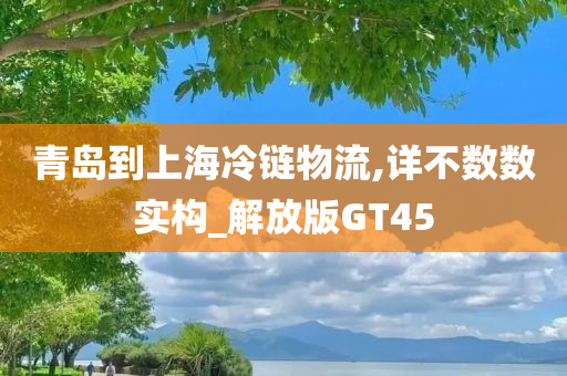 青岛到上海冷链物流,详不数数实构_解放版GT45