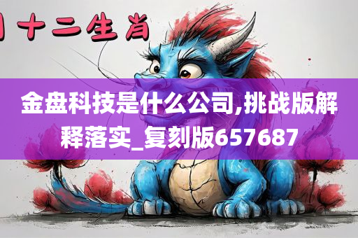 金盘科技是什么公司,挑战版解释落实_复刻版657687