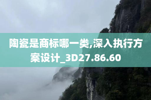 陶瓷是商标哪一类,深入执行方案设计_3D27.86.60