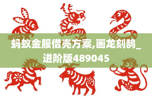 蚂蚁金服借壳方案,画龙刻鹄_进阶版489045