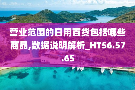 营业范围的日用百货包括哪些商品,数据说明解析_HT56.57.65