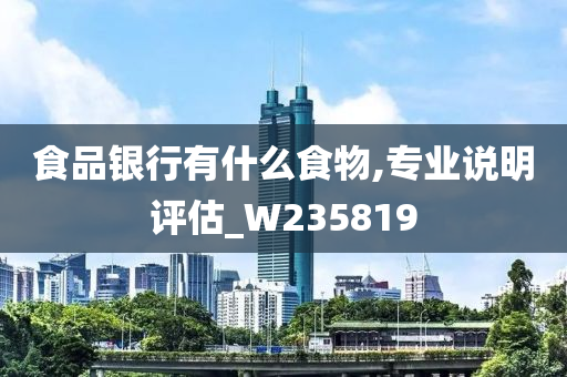 食品银行有什么食物,专业说明评估_W235819