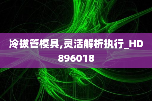 冷拔管模具,灵活解析执行_HD896018