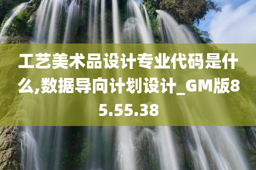 工艺美术品设计专业代码是什么,数据导向计划设计_GM版85.55.38