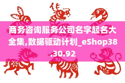 商务咨询服务公司名字起名大全集,数据驱动计划_eShop38.30.92