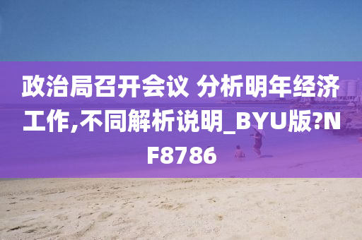 政治局召开会议 分析明年经济工作,不同解析说明_BYU版?NF8786