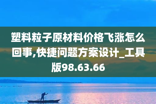 塑料粒子原材料价格飞涨怎么回事,快捷问题方案设计_工具版98.63.66