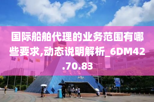 国际船舶代理的业务范围有哪些要求,动态说明解析_6DM42.70.83