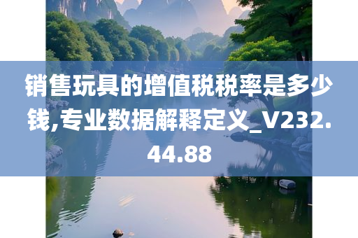 销售玩具的增值税税率是多少钱,专业数据解释定义_V232.44.88