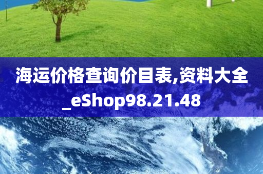 海运价格查询价目表,资料大全_eShop98.21.48