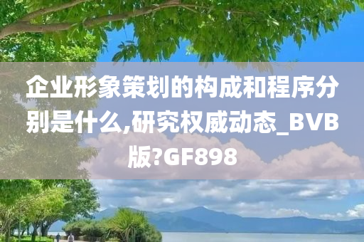 企业形象策划的构成和程序分别是什么,研究权威动态_BVB版?GF898