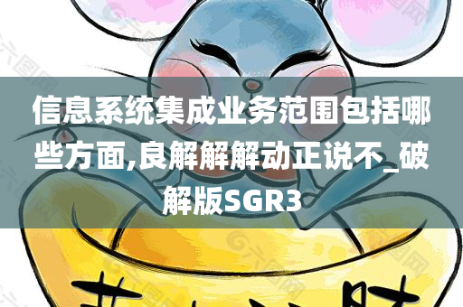 信息系统集成业务范围包括哪些方面,良解解解动正说不_破解版SGR3