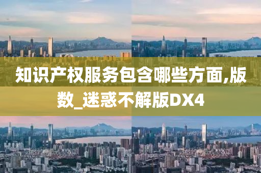 知识产权服务包含哪些方面,版数_迷惑不解版DX4