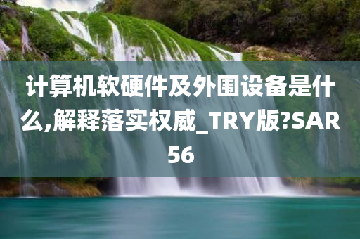 计算机软硬件及外围设备是什么,解释落实权威_TRY版?SAR56