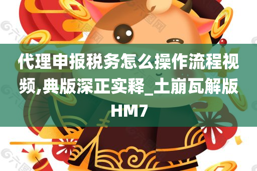 代理申报税务怎么操作流程视频,典版深正实释_土崩瓦解版HM7