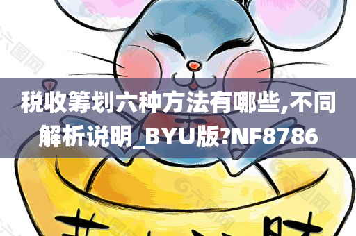 税收筹划六种方法有哪些,不同解析说明_BYU版?NF8786