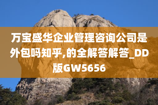 万宝盛华企业管理咨询公司是外包吗知乎,的全解答解答_DD版GW5656