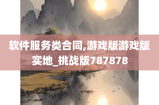 软件服务类合同,游戏版游戏版实地_挑战版787878