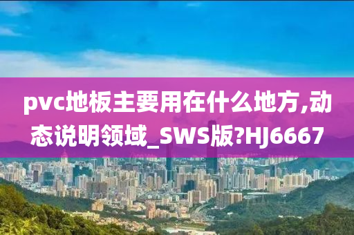 pvc地板主要用在什么地方,动态说明领域_SWS版?HJ6667