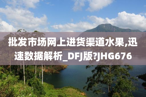 批发市场网上进货渠道水果,迅速数据解析_DFJ版?JHG676