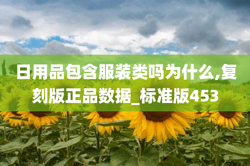 日用品包含服装类吗为什么,复刻版正品数据_标准版453