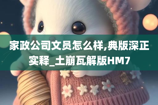 家政公司文员怎么样,典版深正实释_土崩瓦解版HM7