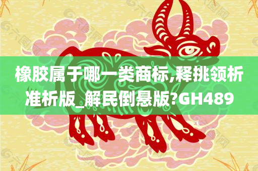 橡胶属于哪一类商标,释挑领析准析版_解民倒悬版?GH489