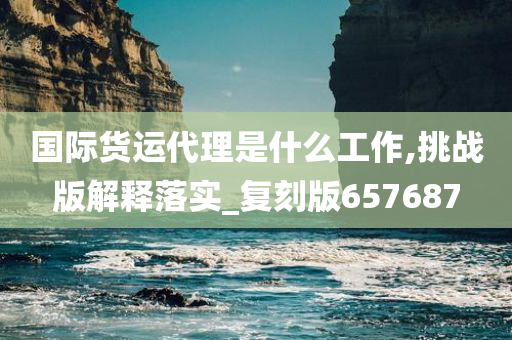 国际货运代理是什么工作,挑战版解释落实_复刻版657687