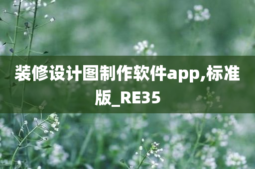 装修设计图制作软件app,标准版_RE35