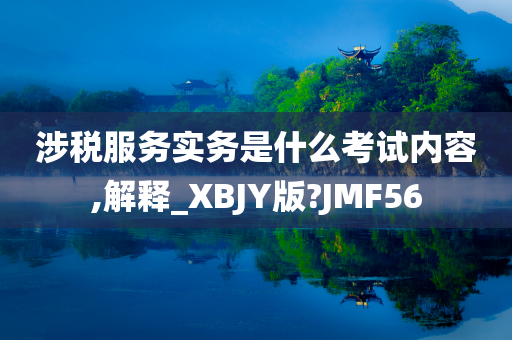 涉税服务实务是什么考试内容,解释_XBJY版?JMF56