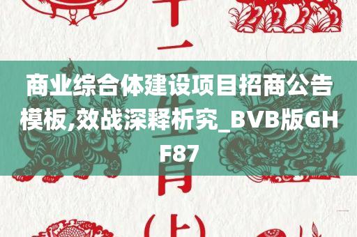 商业综合体建设项目招商公告模板,效战深释析究_BVB版GHF87