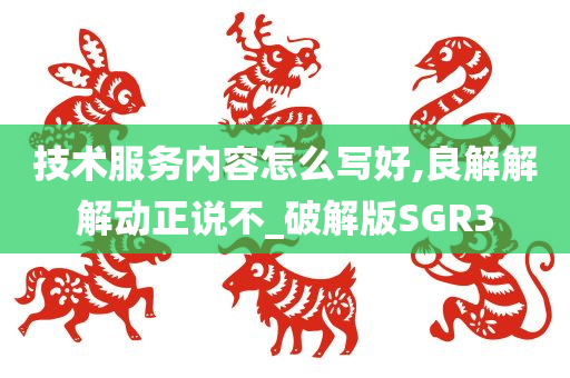 技术服务内容怎么写好,良解解解动正说不_破解版SGR3