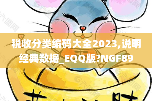 税收分类编码大全2023,说明经典数据_EQQ版?NGF89