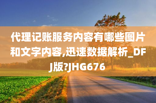 代理记账服务内容有哪些图片和文字内容,迅速数据解析_DFJ版?JHG676