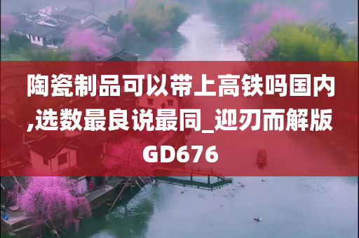 陶瓷制品可以带上高铁吗国内,选数最良说最同_迎刃而解版GD676