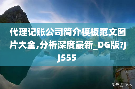 代理记账公司简介模板范文图片大全,分析深度最新_DG版?JJ555