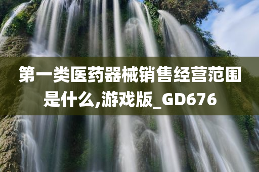 第一类医药器械销售经营范围是什么,游戏版_GD676