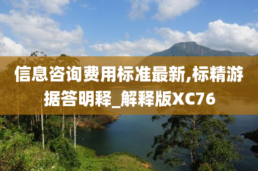 信息咨询费用标准最新,标精游据答明释_解释版XC76