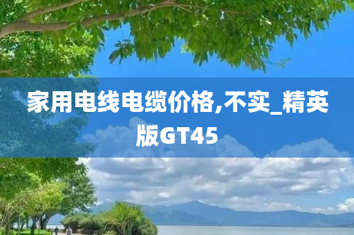 家用电线电缆价格,不实_精英版GT45