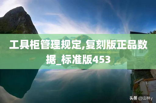 工具柜管理规定,复刻版正品数据_标准版453