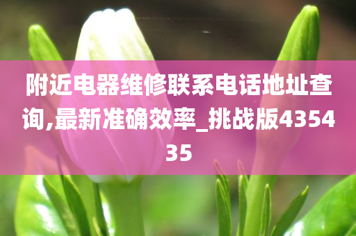 附近电器维修联系电话地址查询,最新准确效率_挑战版435435