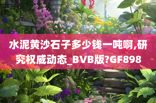 水泥黄沙石子多少钱一吨啊,研究权威动态_BVB版?GF898